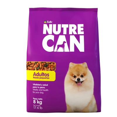 Comida Para Perro Nutre Can Adultos Razas Pequeñas